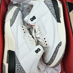 Jordan 3 retro reimagined shoes men's 7 women's 8.5